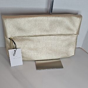 Fawn Design Shimmering Gold Clutch